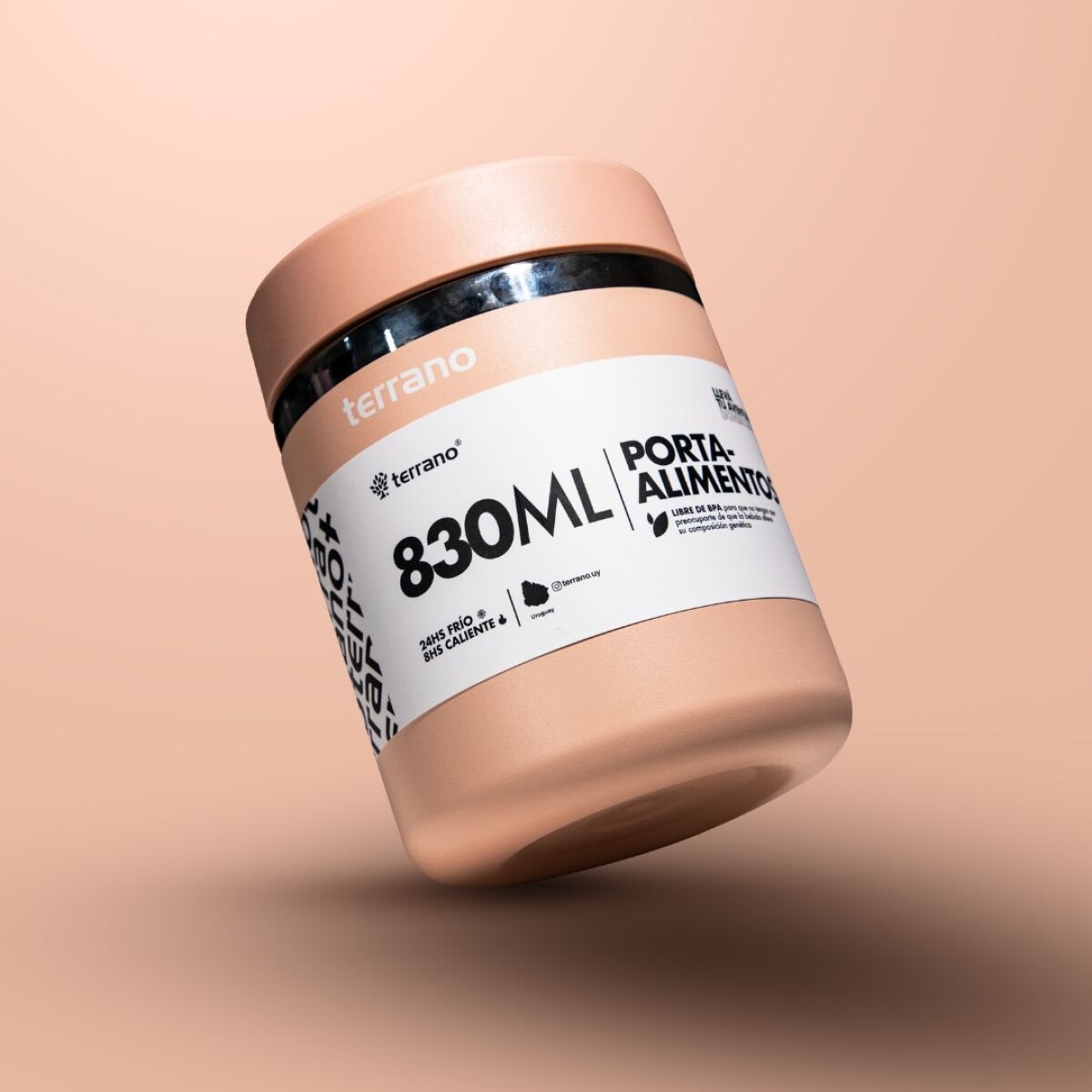 Contenedor de alimento 830Ml - Rosado 