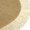 INDIVIDUAL RED BEIGE COMB 38CM Unica