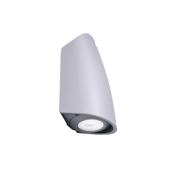 Aplique LED cilíndrico gris IP67 G9 inc. MAMETE FL0968