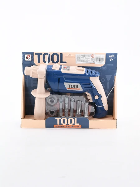 TALADRO CON ACCESORIOS AZUL