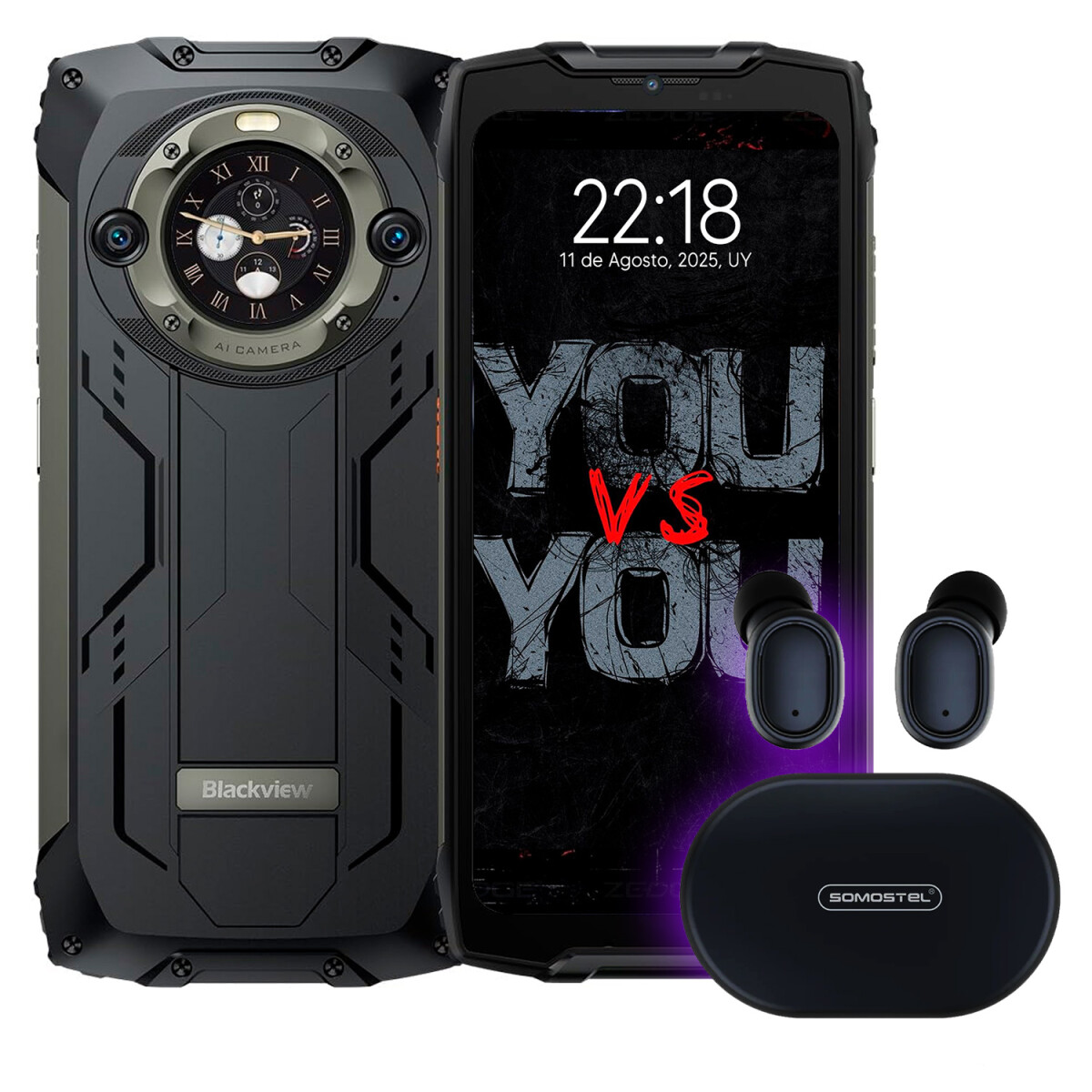 Blackview Bv9300 Pro 24gb/256gb + Regalo - PK CEL BLACKVIEW BV9300PRO NEGRO +REGALO 