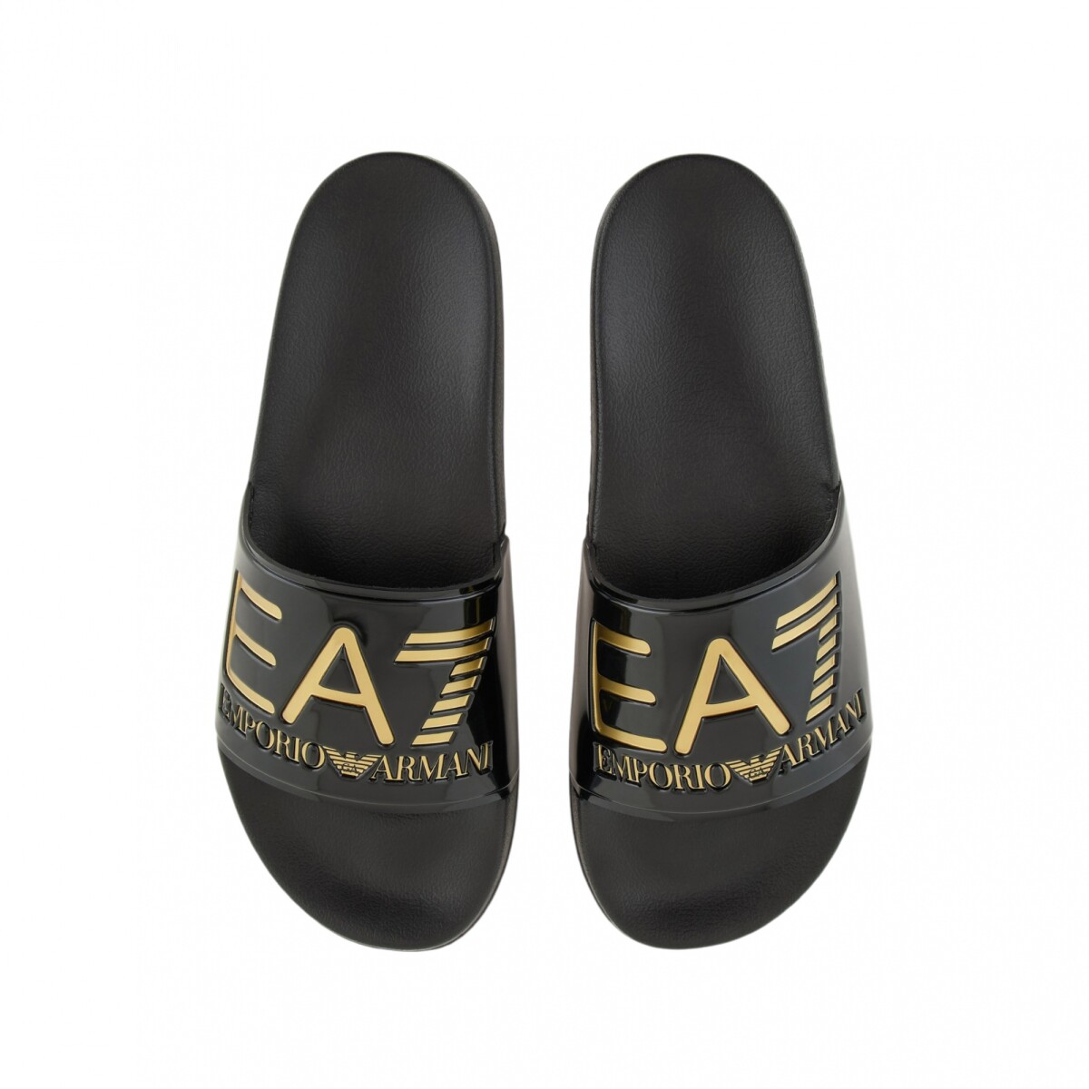 Oversized Logo - EA7 Emporio Armani - White/Black - BLACK/GOLD 