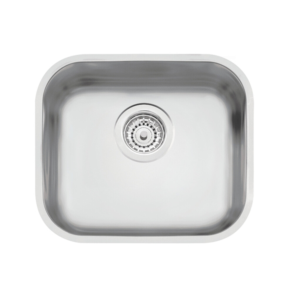 PILETA SIMPLE EN ACERO INOXIDABLE 304 TERMINACIÓN MATE 40X34 CM TRAMONTINA Pileta Simple En Acero Inoxidable 304 Terminación Mate 40x34 Cm Tramontina