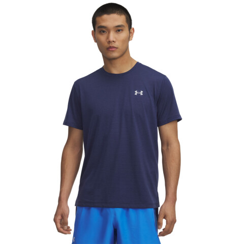 UA LAUNCH SHORTSLEEVE-ORG BLU-403
