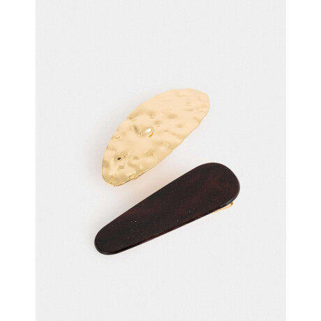 Set De Acc. De Pelo Y Otros Combinacion Bicolor