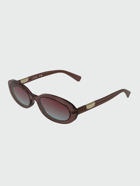 LONGCHAMP - Lentes de Sol Transparente Rosa Oscuro Alta Automática