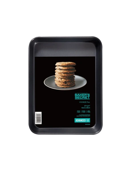 ASADERA ANTIADHERENTE 44x29x3CM 0.9MM ADVANCED NEGRO BAKERS SECRET ASADERA ANTIADHERENTE 44x29x3CM 0.9MM ADVANCED NEGRO BAKERS SECRET