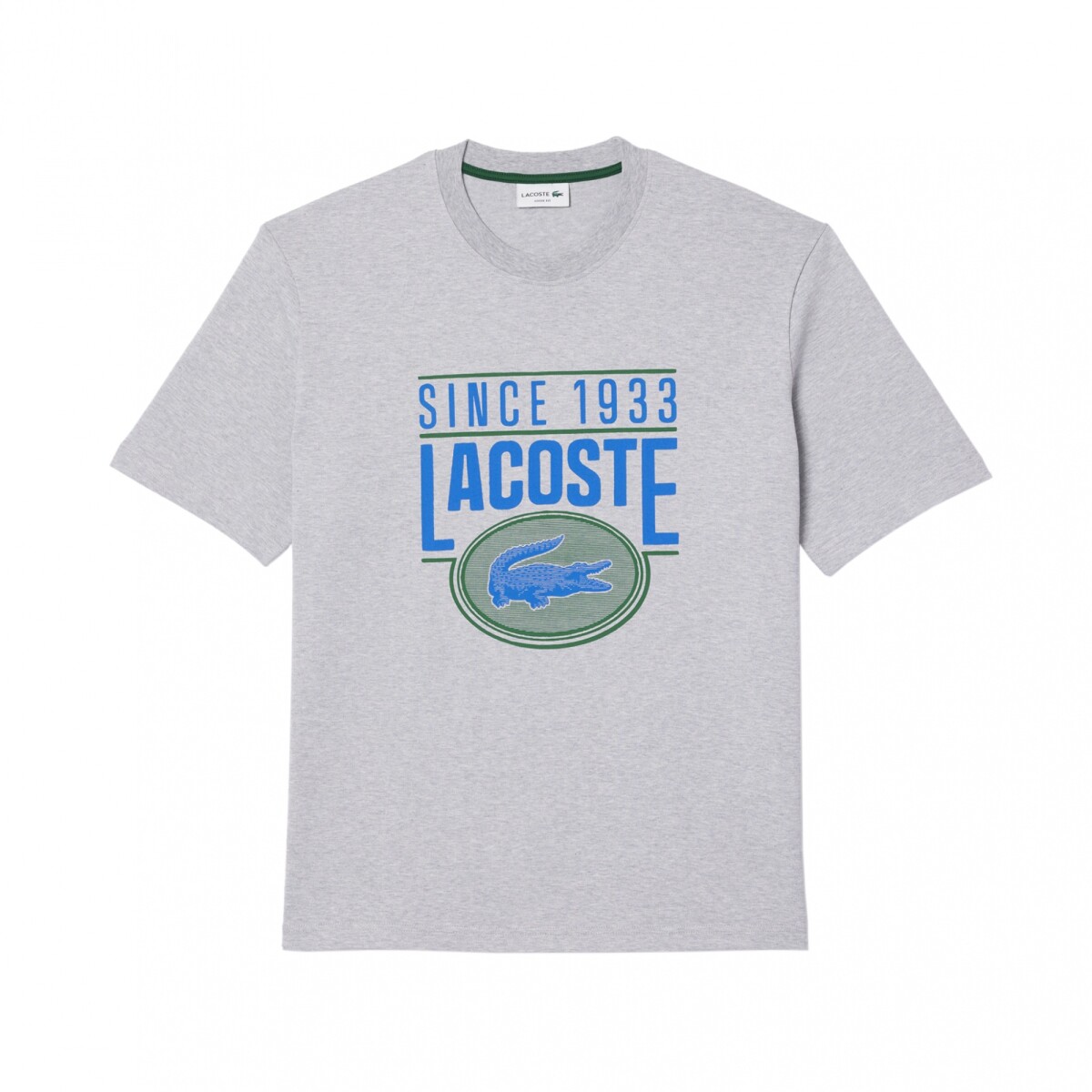 Remera LACOSTE - GRIS 