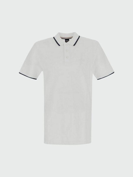 BOSS Black - Polo Parlay 190 Regular Fit Blanco