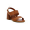 Darkness Sandalia Casual Capellada Cuero Suela Sintetica Taco Bajo Marron Claro