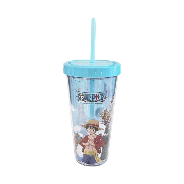 Vaso One Piece 420ml celeste