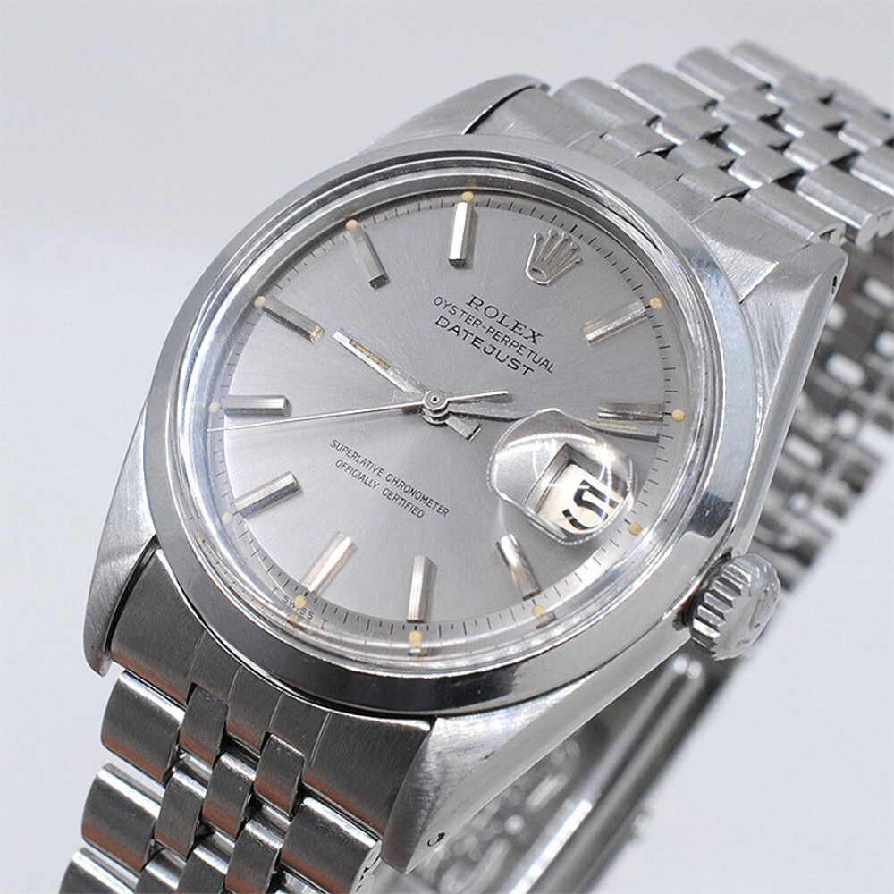 Rolex Datejust 1600 Caja 36 MM Año 1968 Dial Pie Pan Acero Inoxidable Rolex Datejust 1600 Caja 36 MM Año 1968 Dial Pie Pan Acero Inoxidable