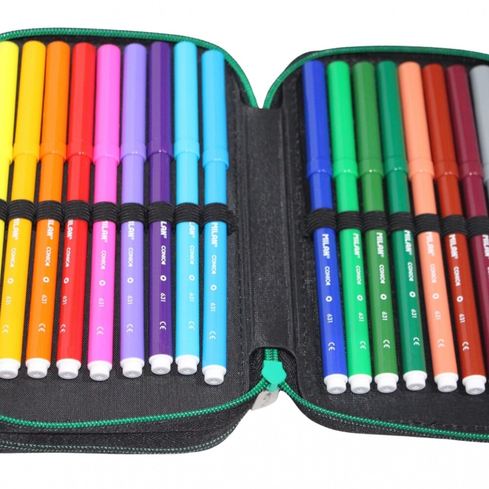 CARTUCHERA MILAN 2 PISOS COMPLETA DE UTILES DINOS CARTUCHERA MILAN 2 PISOS COMPLETA DE UTILES DINOS