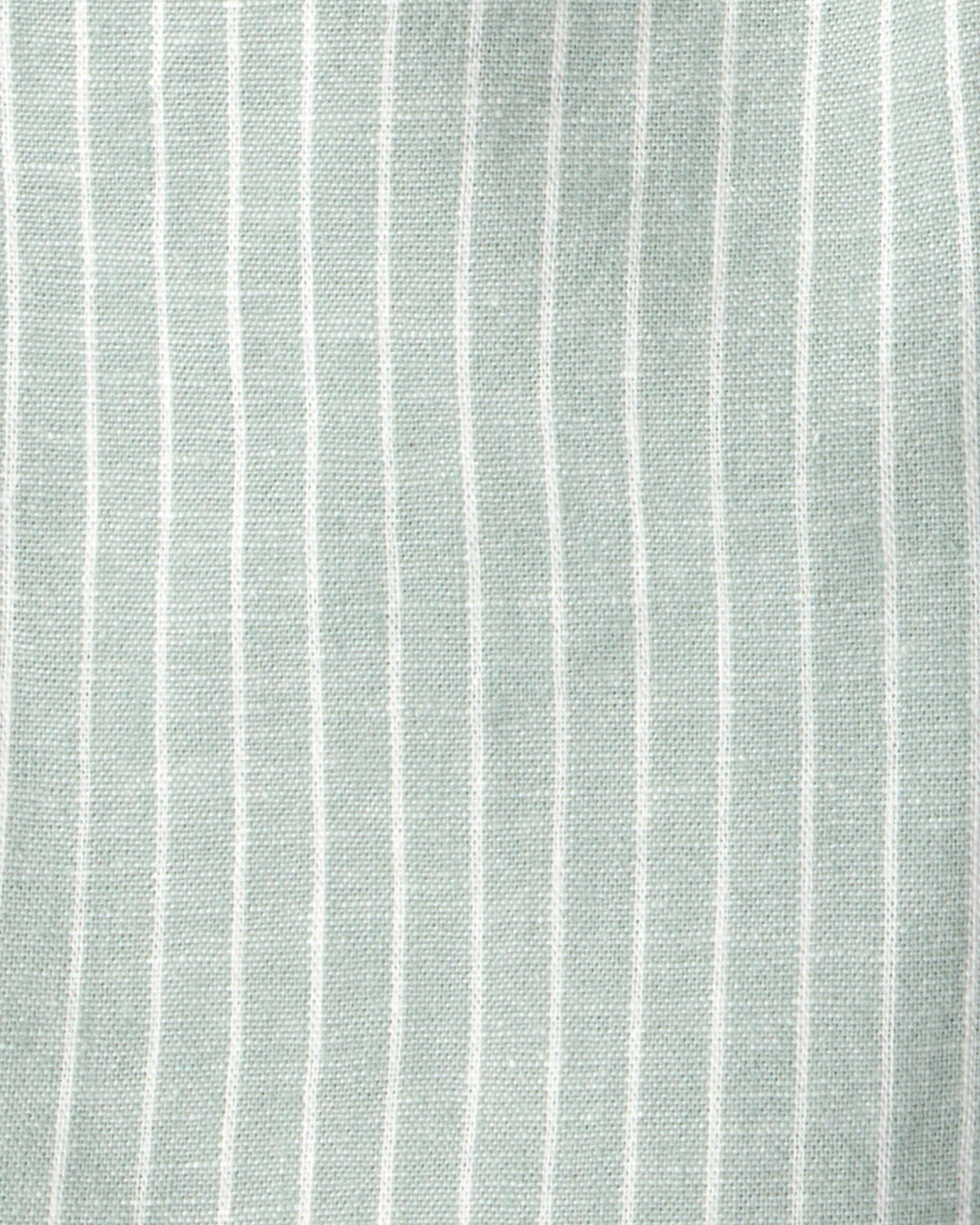 Set dos piezas de lino, pantalón y musculosa, verde, diseño a rayas Sin color