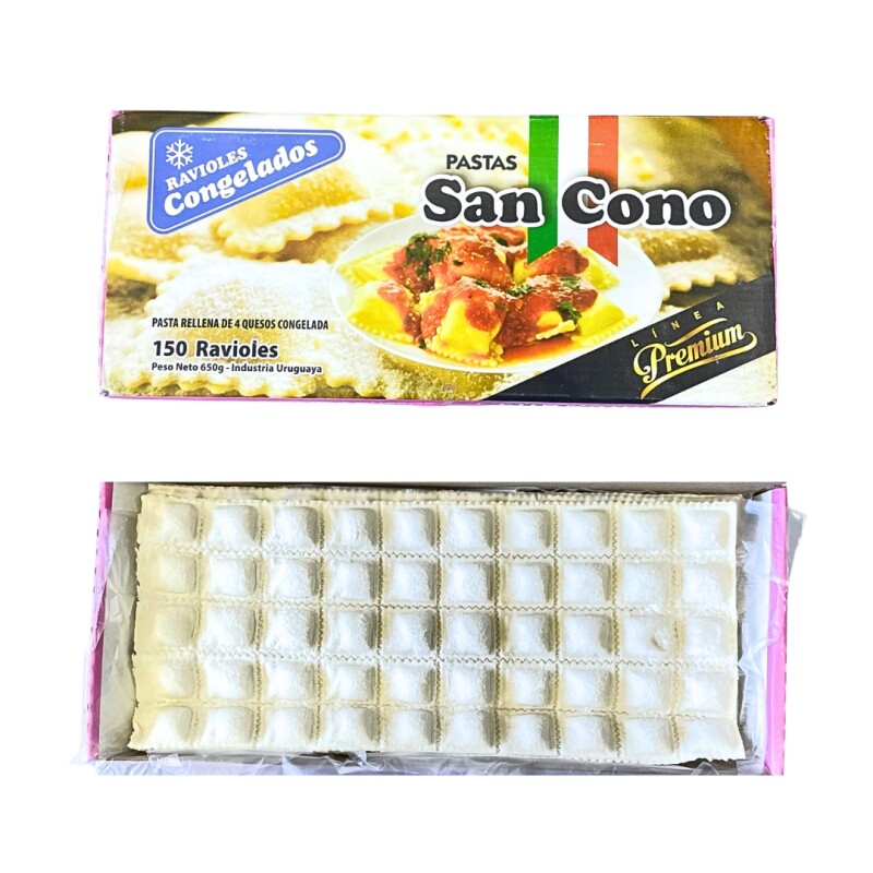 Ravioles San Cono - 150 ud. - 650 g - Cuatro Quesos