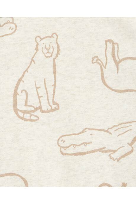 Buzo de algodón, diseño animales Sin color