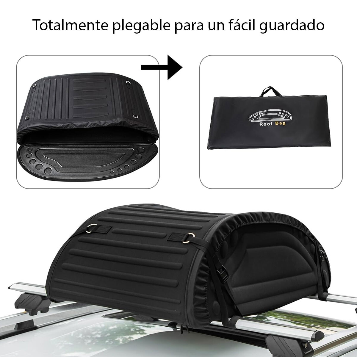 Valija Baúl De Techo Portaequipaje Auto Plegable Valija Baúl De Techo Portaequipaje Auto Plegable