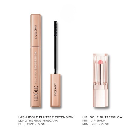 Set Lancome Máscara Flutter Ext + Mini Lip Butterglow Set Lancome Máscara Flutter Ext + Mini Lip Butterglow