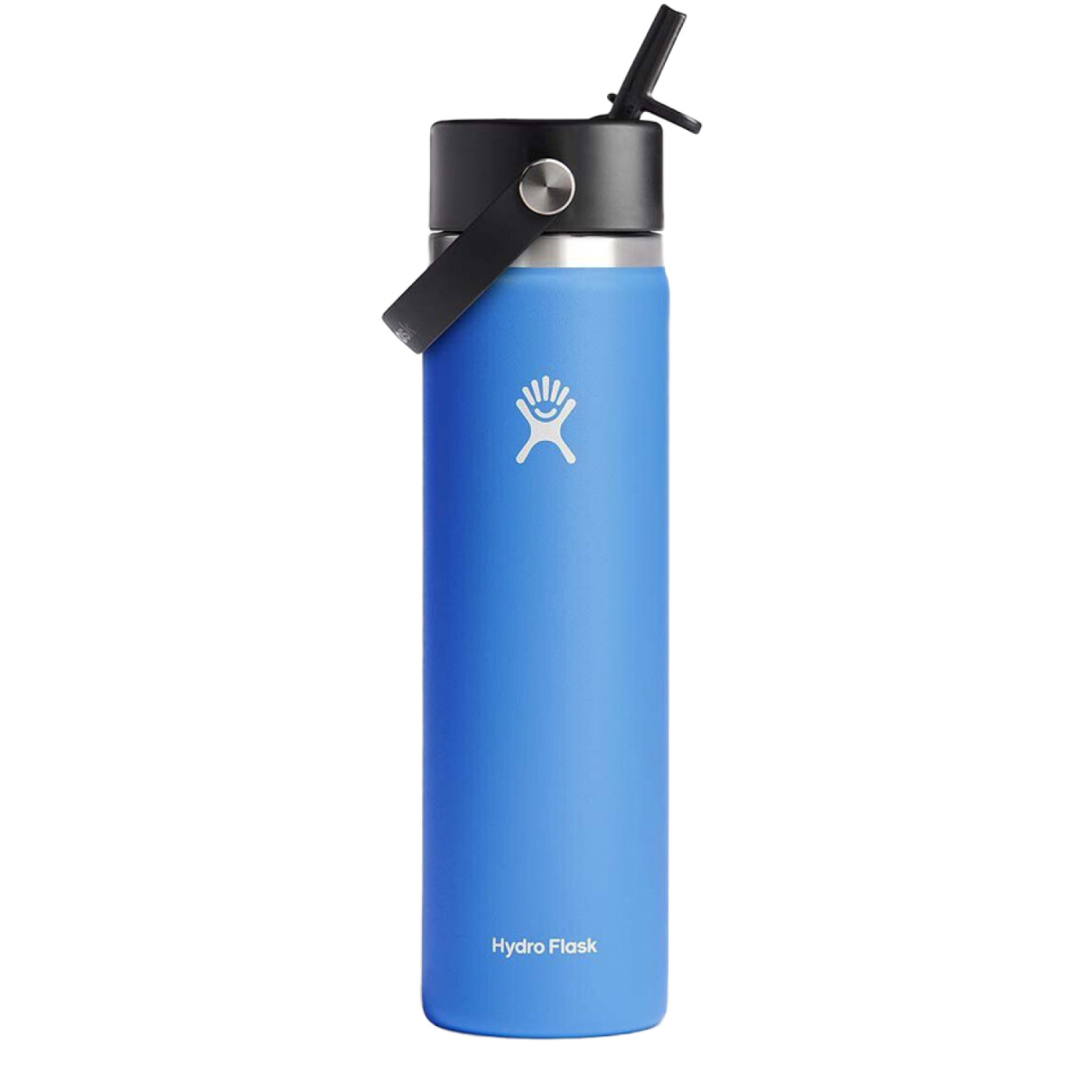 Botella Hydro Flask 24 OZ (0.71 L) WIDE FLEX STRAW CAP CASCADE - Celeste 