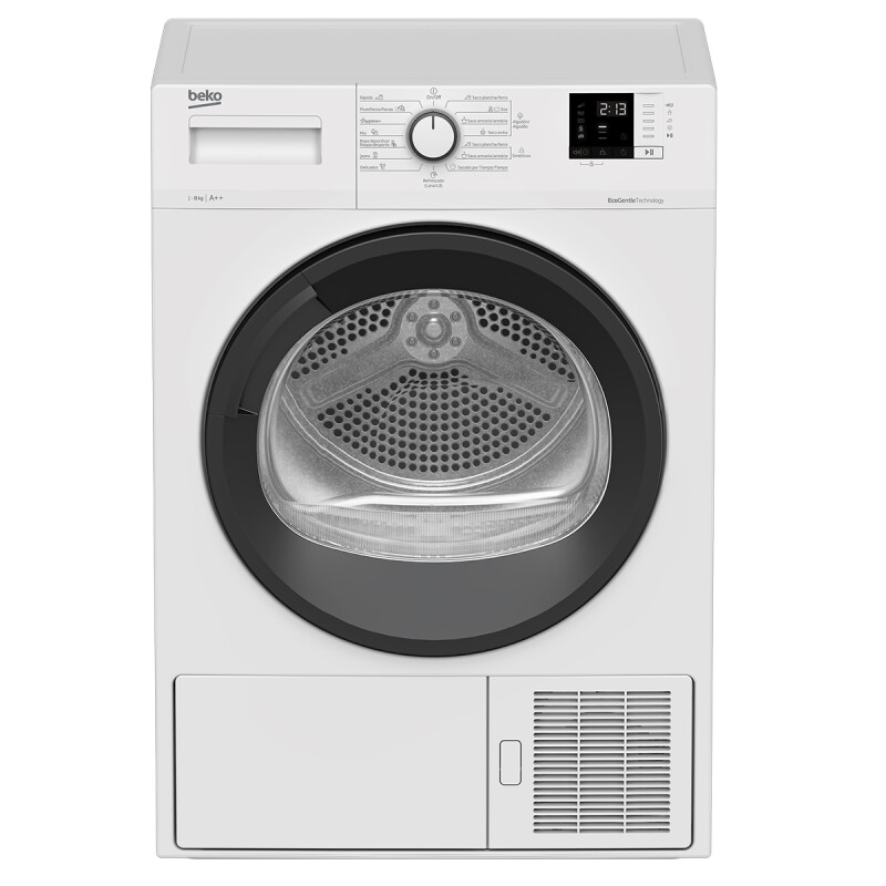 Secarropas Beko Dhs 8413ga1 Bomba De Calor, Eficiencia A++ Color Blanco Secarropas Beko Dhs 8413ga1 Bomba De Calor, Eficiencia A++ Color Blanco