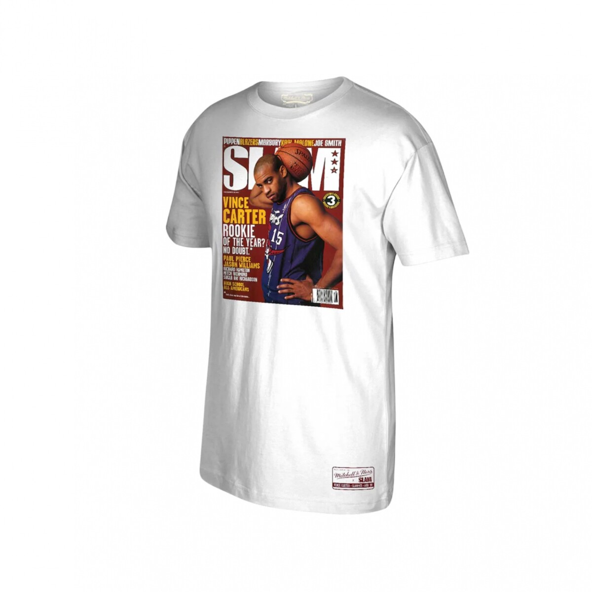 Mitchell And Ness Camiseta Manga Corta Cuello Redondo - White 