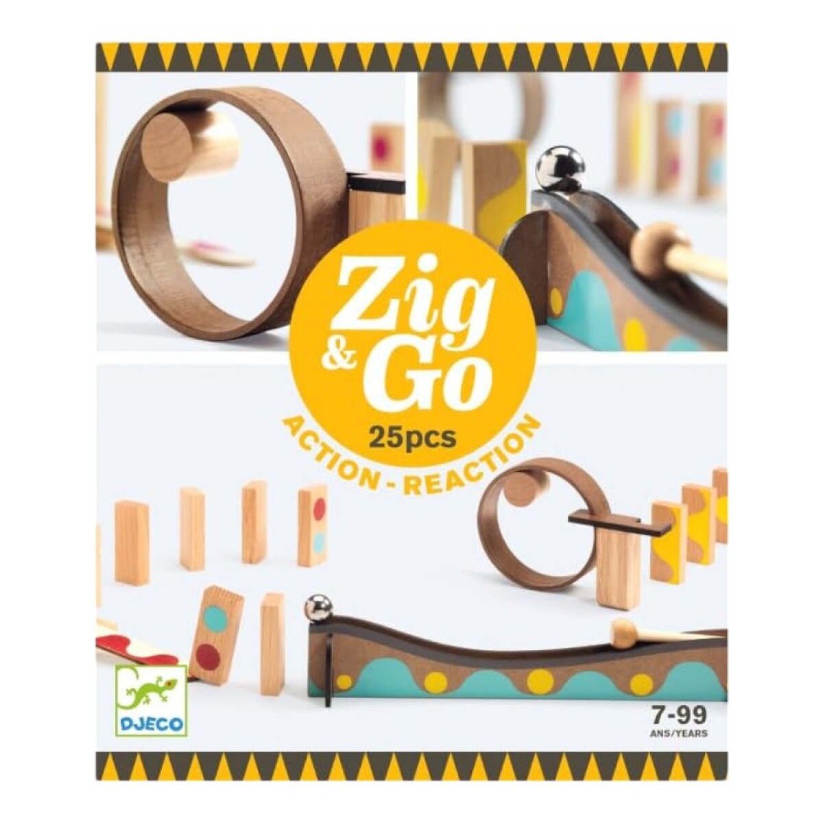 Juego de Mesa Zig & Go 28 Pzs Djeco 