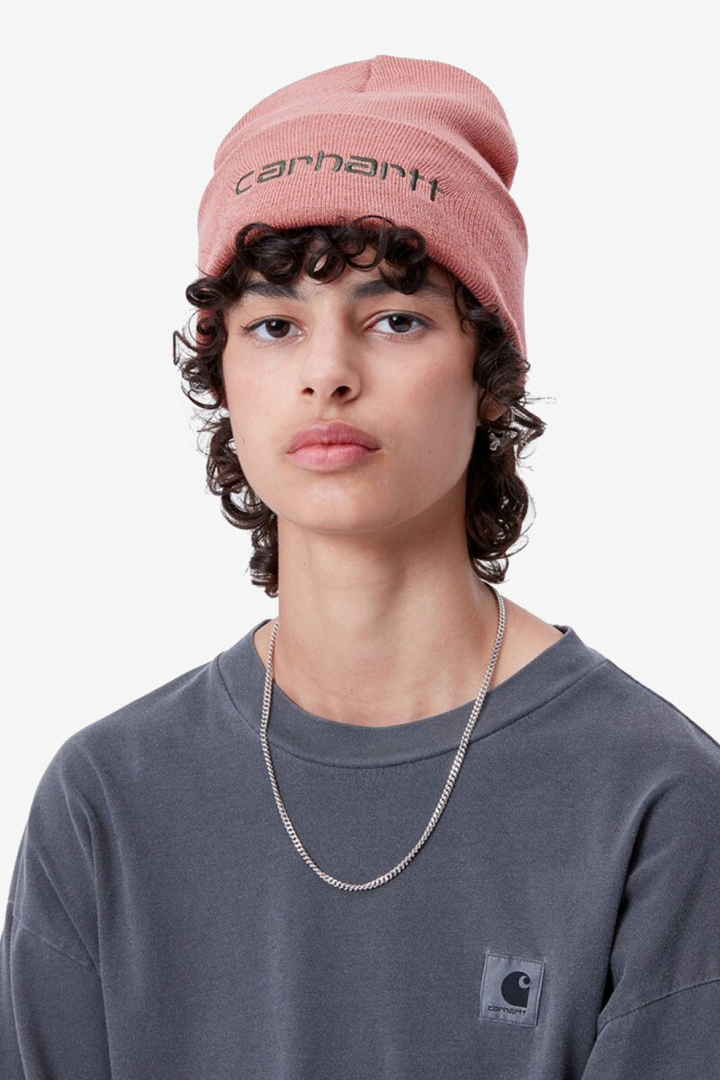SCRIPT BEANIE Rosa
