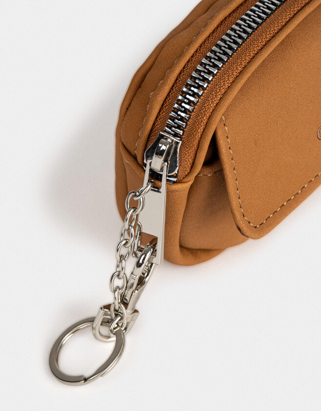 Monederos Monedero Suede Camel - Marron Camel
