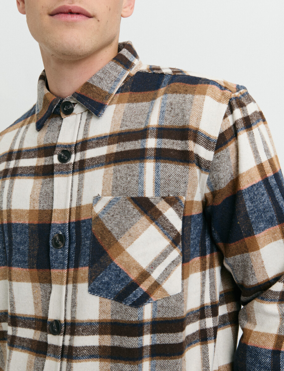 300568 SOBRECAMISA HARRY Ladrillo