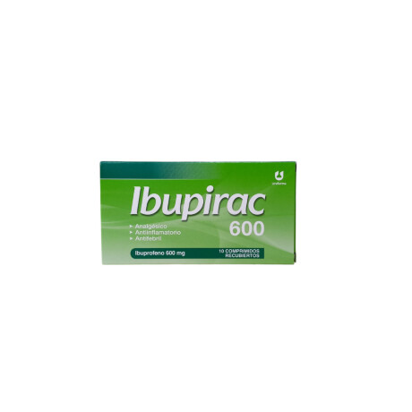 Analgésico Antiinflamatorio Ibupirac 600 mg x10 comprimidos 001