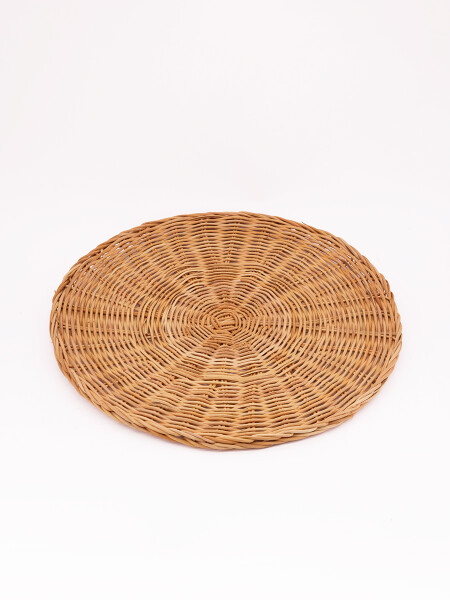 BANDEJA CON TAPA TEJIDA NATURAL