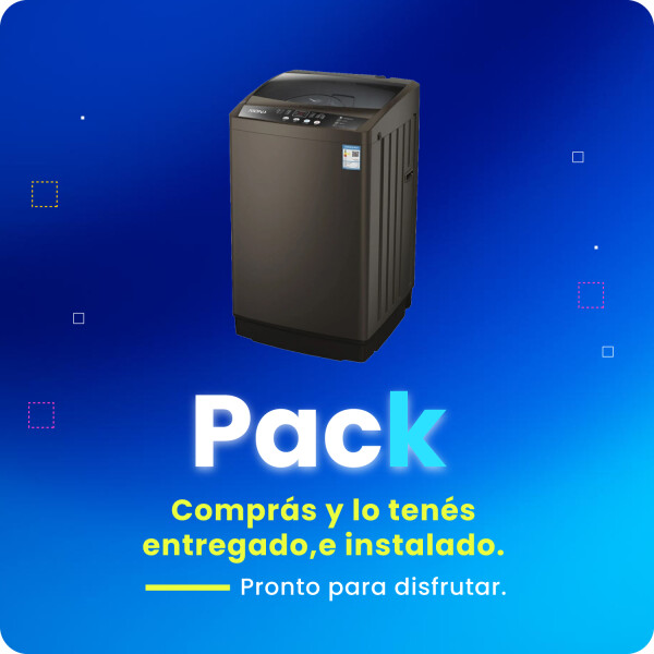 Pack Lavarropas Xion 7,5kg carga superior Marrón + Instalación Pack Lavarropas Xion 7,5kg carga superior Marrón + Instalación