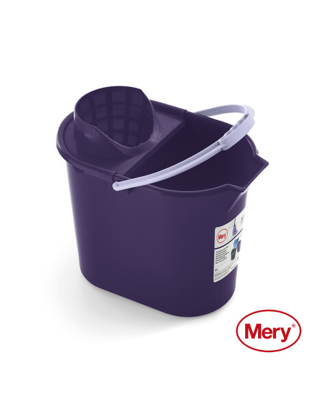 BALDE C/ESCURRIDOR 12L VIOLETA MERY. 34x25x29CM BALDE C/ESCURRIDOR 12L VIOLETA MERY. 34x25x29CM