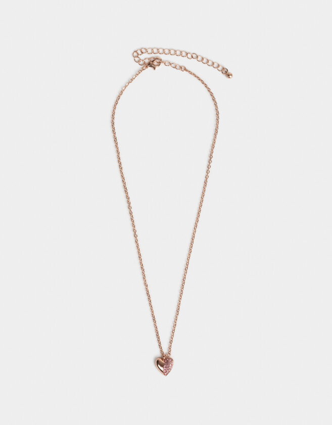Cadena Corta con Dije Bañada en Oro Rosa Cadena Corta Con Dije Bañado En Oro Rosa - Dorado Oro Rosa