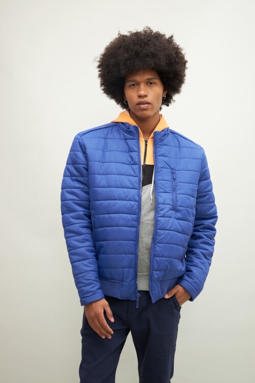 Campera matelaseada AZUL