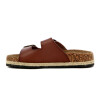 Sandalias Mujer Darkness Dos Tiras Con Hebillas Beige