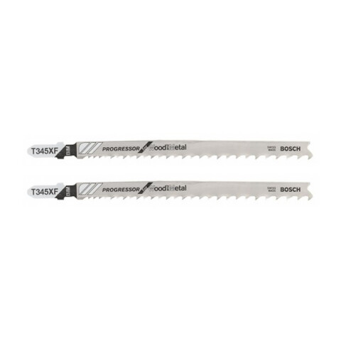 2 hojas p/caladora multimaterial T345XF Pro Bosch BS3416