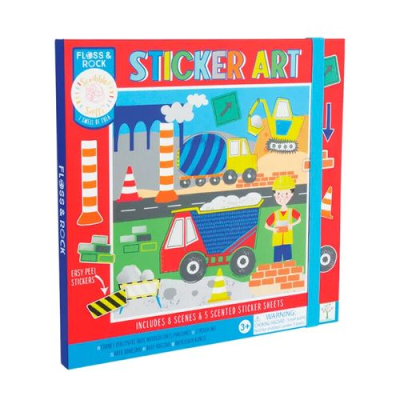 Libro de stickers Floss y Rock - Construccion Libro De Stickers Floss Y Rock - Construccion