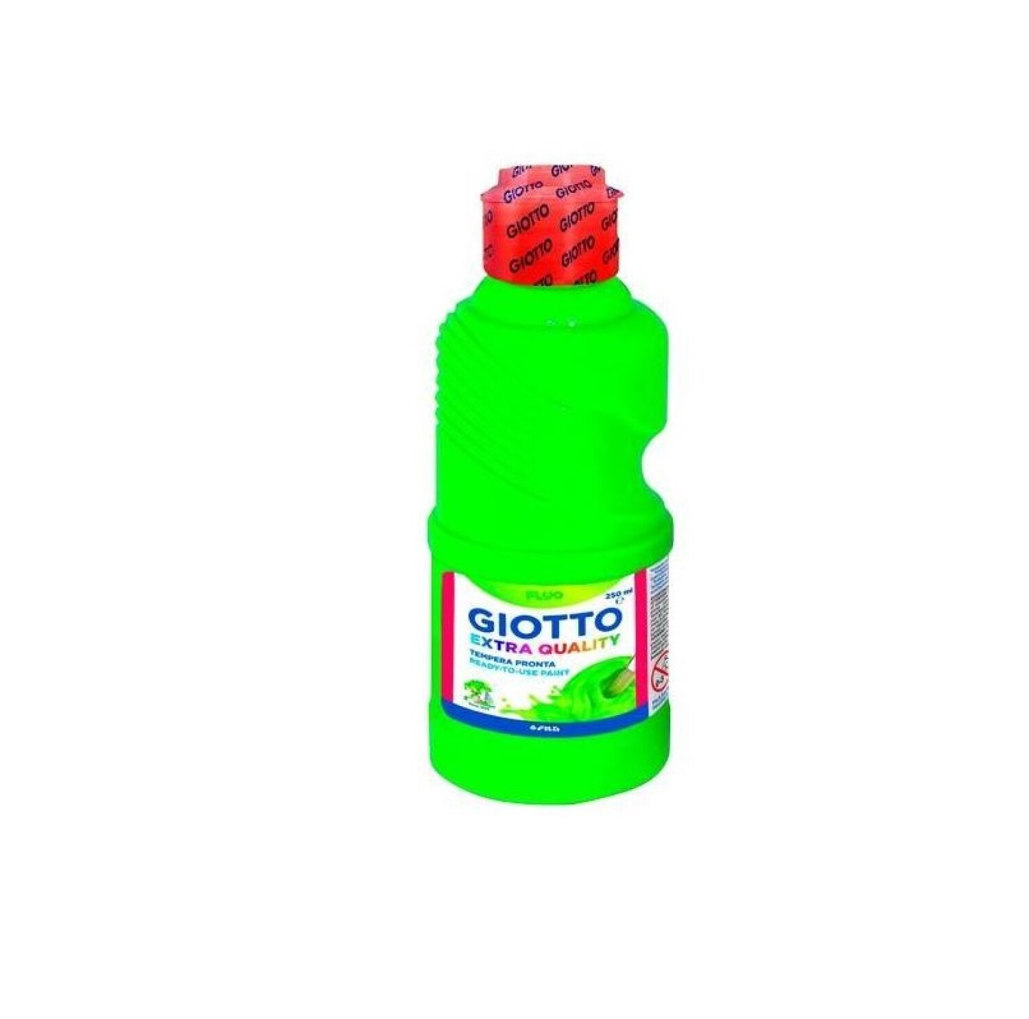 Giotto Témpera Metalizada Verde – Bote De 250 Ml, Pintura Lista Para Usar, Ideal Para Manualidades Y Arte Escolar (Ref. 531303)