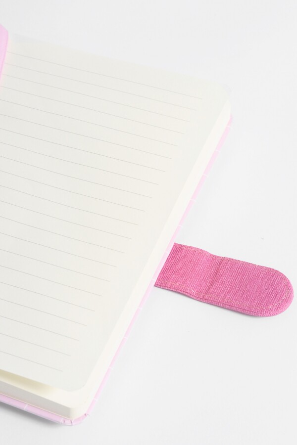 Cuaderno tapa dura cuadrille rosa