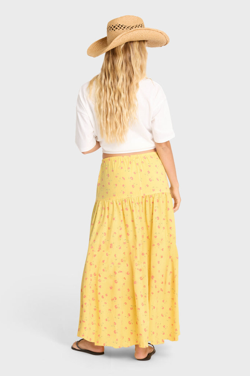 FALDA SUN CATCHER MAXI SKIRT 6-beige