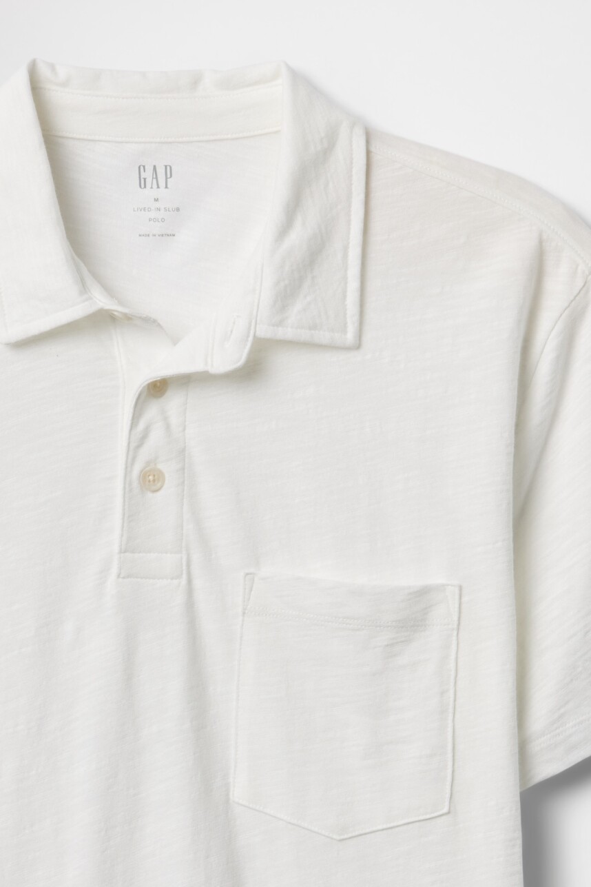 Remera Polo Hombre New Off White