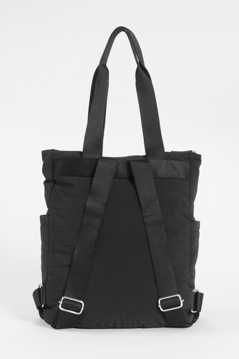 Mochila bolsillo removible negro