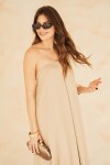 VESTIDO PALMA MAXI CHAMPAGNE VESTIDO PALMA MAXI CHAMPAGNE