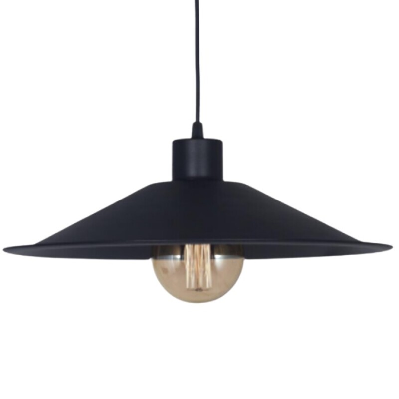 COLGANTE ENSENADA 1L E27 40CM NEGRO COLGANTE ENSENADA 1L E27 40CM NEGRO