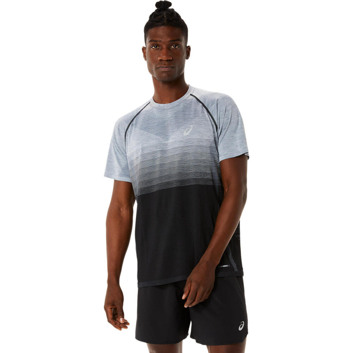 Polo Running Seamless Hombre - Performance Black/carrier Grey 