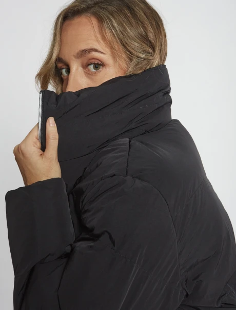 Campera inflada negro