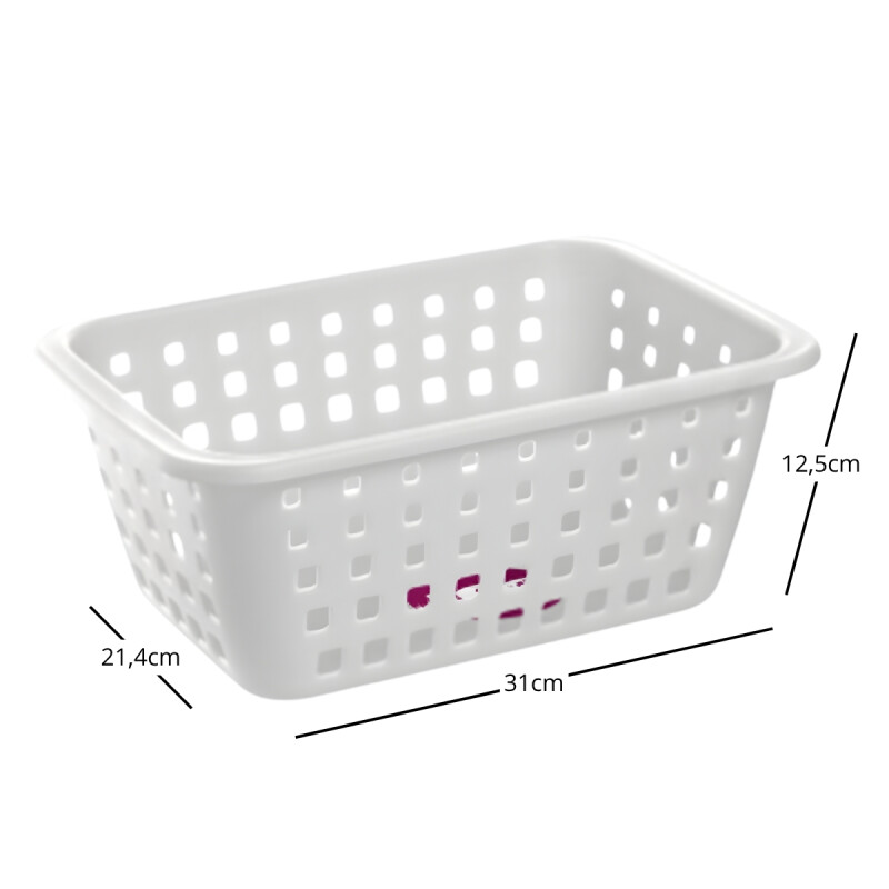 Cesto grande 5,2 lts BLANCO