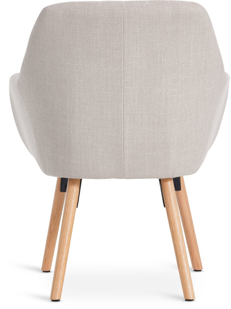 Sillón UDSBJERG tela 1 cuerpo beige/roble Sillón UDSBJERG tela 1 cuerpo beige/roble