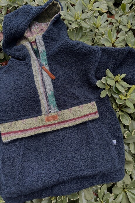 Hoodie Gurí Azul Marino